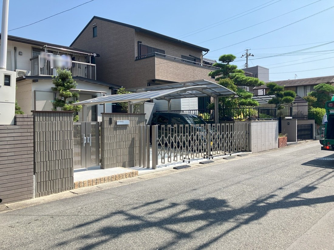 駐車場増築などリフォーム事例　快適で便利なエクステリアに大変身！ 画像