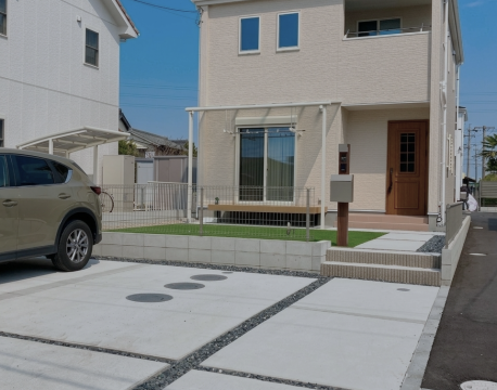 新築住宅のデザインエクステリア！シンプルで使い勝手良くと企画 アイキャッチ画像